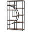 Geometric Design Display Shelf,Spacious Bookcase,Freestanding Bookshelf-443054109