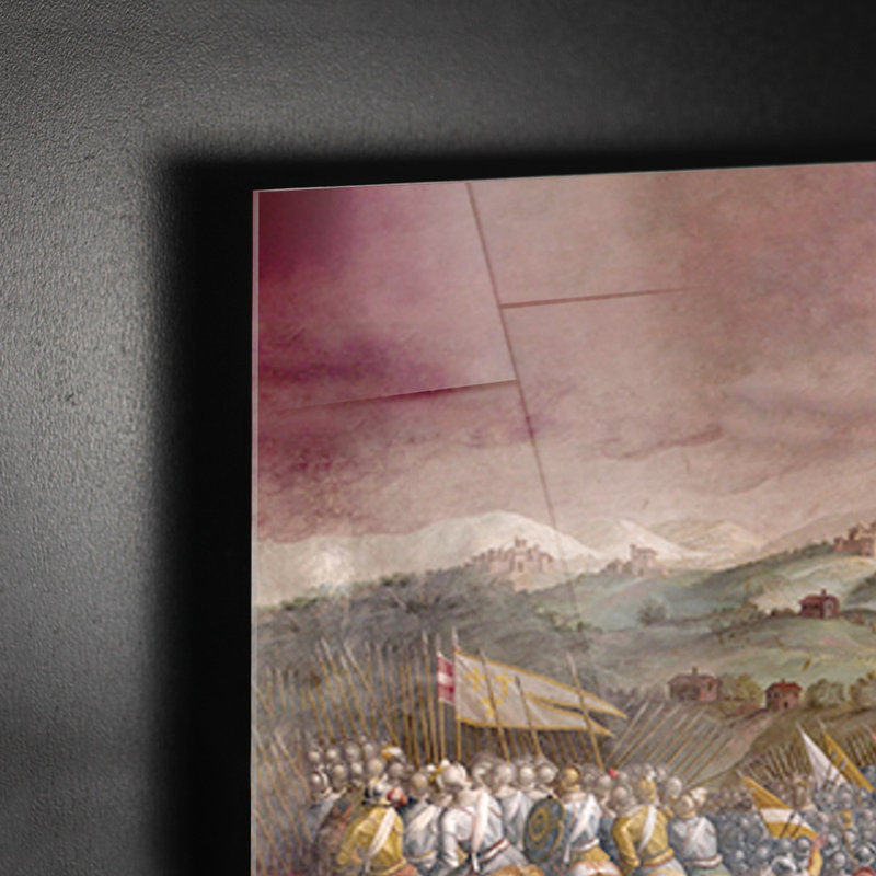 La Battaglia Scannagallo (Anghiari) by Giorgio Vasari - Print, 70cm H x 100cm W
