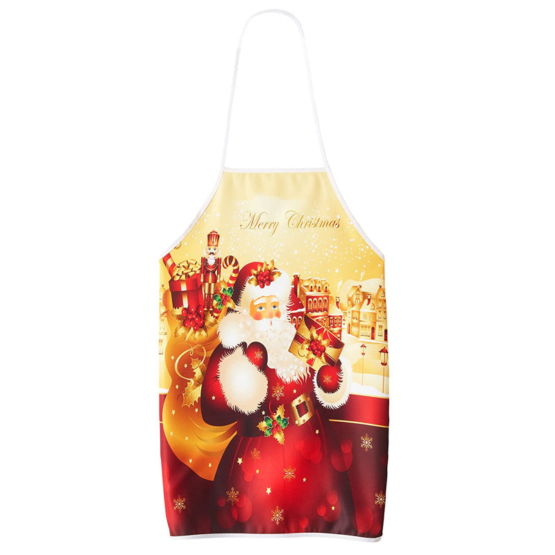 Christmas No Pattern Bib Apron
