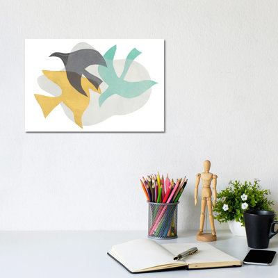 Peace Composition I by Rob Delamater - Wrapped Canvas Print
