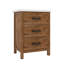 Meuble-lavabo 24 po avec lavabo en céramique, unité de rangement moderne comprenant 3 tiroirs
