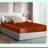 Luxury Rust Orange SilkFit Twin XL Fitted Sheet - Deep Pocket Soft Bedding - Single Fitted Sheet Only - Bottom Bed Sheets - Silky Comfort - Bed Linens