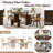 6 Piece Dining Table Set With Bench