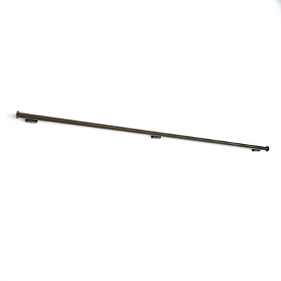 6' Ladder Rail Kit for Removable Ladder Quiet Glide System (Includes: Rail, Brackets, Rail End caps)