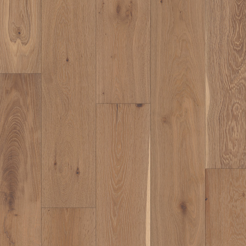 Parquet en bois d'ingénierie brossé filaire, Blanc