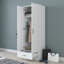 Heros 2 Door Manufactured Wood Wardrobe