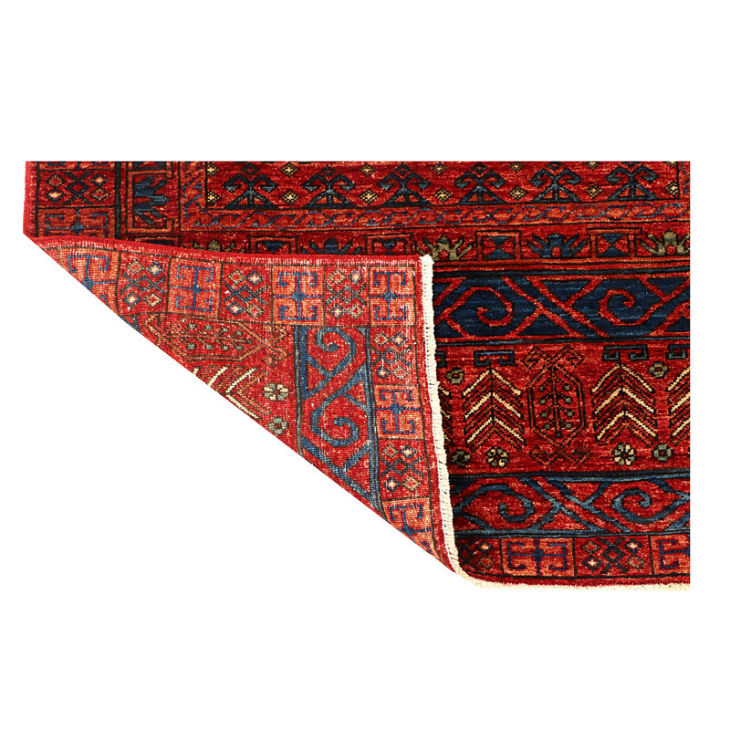 Turkemen Hand Woven Wool Area Rug