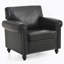 Canapé 1 place confortable et élégant avec coussin amovible et décoration élégante, parfait pour divers décors