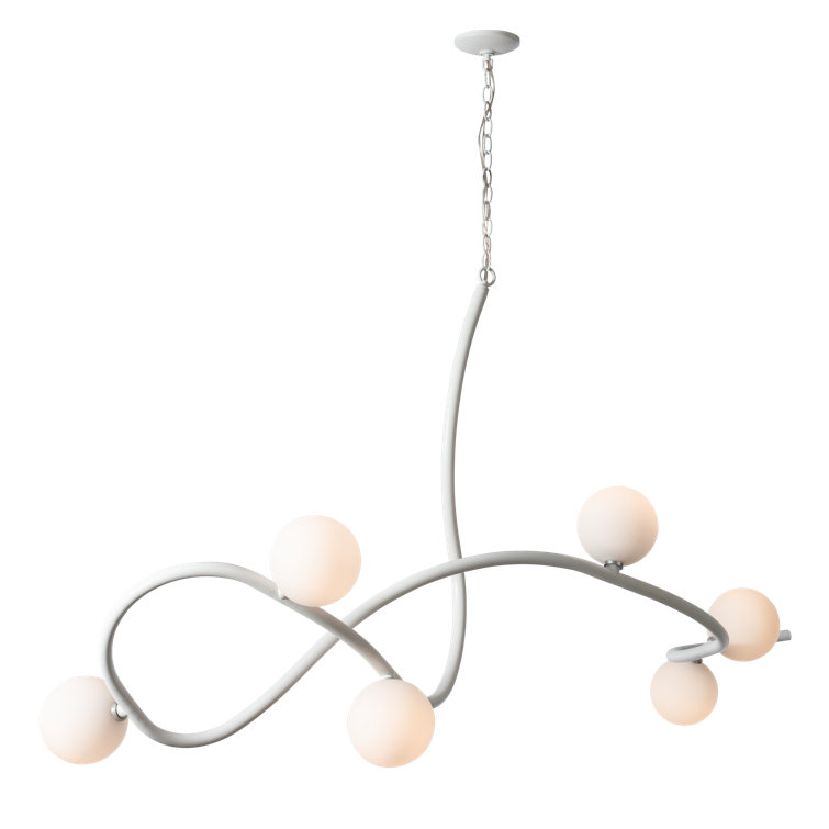 Slide 6 - Light Unique/Statement Modern Linear Chandelier