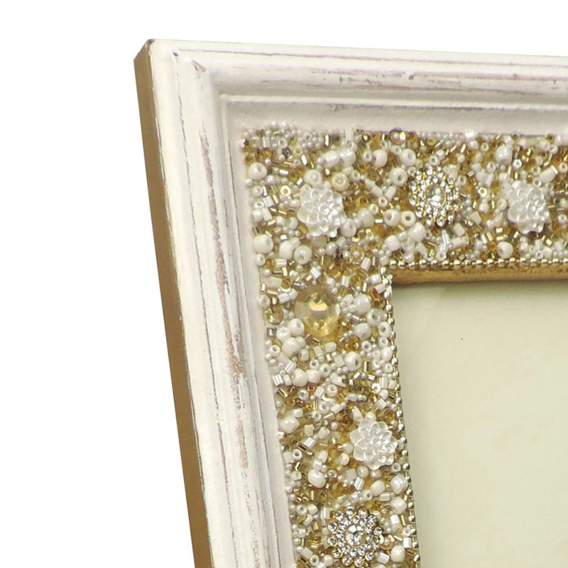 Cadre photo Culbert, Or blanc, 5 po x 7 po