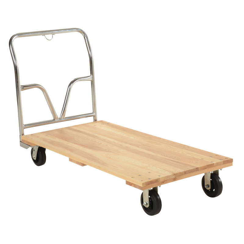 Chariot à plate-forme d'une capacité de 1 600 lb, H 62 po x l 30 po x P 36,63 po