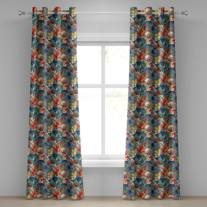 Semi Sheer Curtain Pair