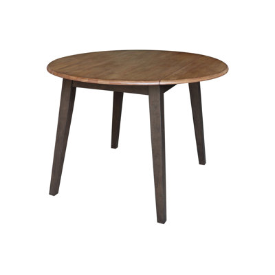 Franklinville Extendable Round Solid Wood Dining Table