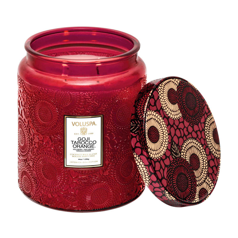 Goji Tarocco Orange Luxe Jar Candle