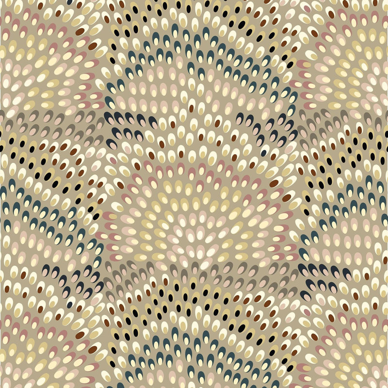 Papier peint Jandaya High Desert, Faux Grasscloth, Non-pasted, Brun/brun clair