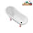 53.1'' x 25.6'' Freestanding Soaking Acrylic Bathtub-90763272-76285530