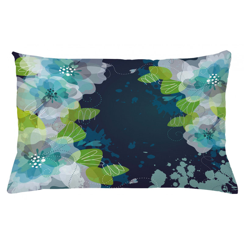 Housse de coussin lombaire intérieur/extérieur, 16 po x 26 po