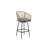 Outdoor Bar Stools Set Of 4, 4-Piece Patio Bar Stools With Armrests, All Weather Rattan Bar Chairs With Backrest, Wicker Bar Stools-425095584