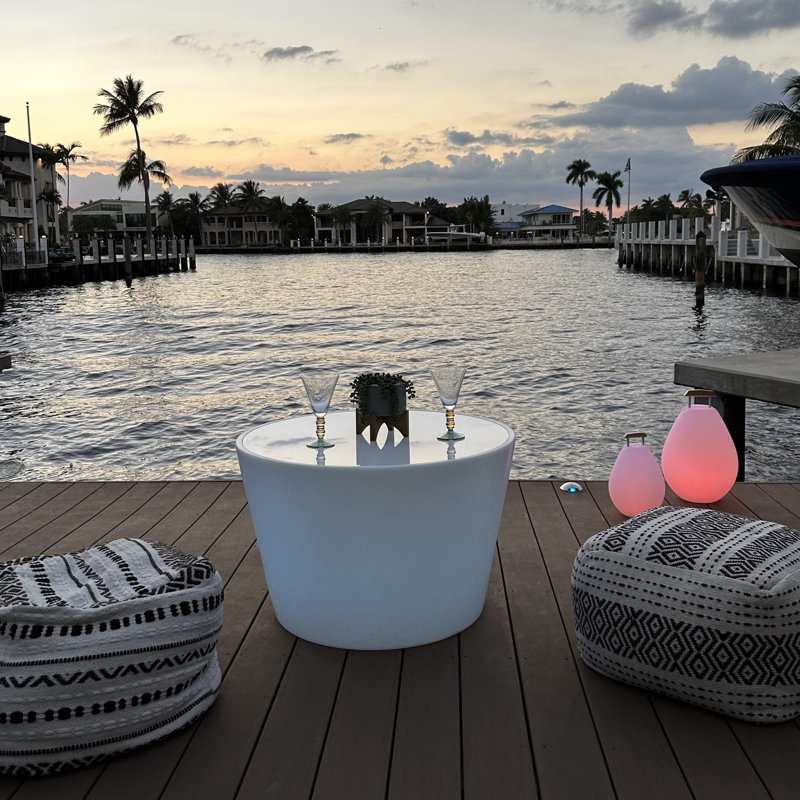 Bass Round Outdoor Coffee Table ,, 31" W x 31" L x 31.5" H
