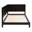 Lit de jour simple, conception Mid-Century avec accoudoirs et accoudoirs en bois-547301127-547301128