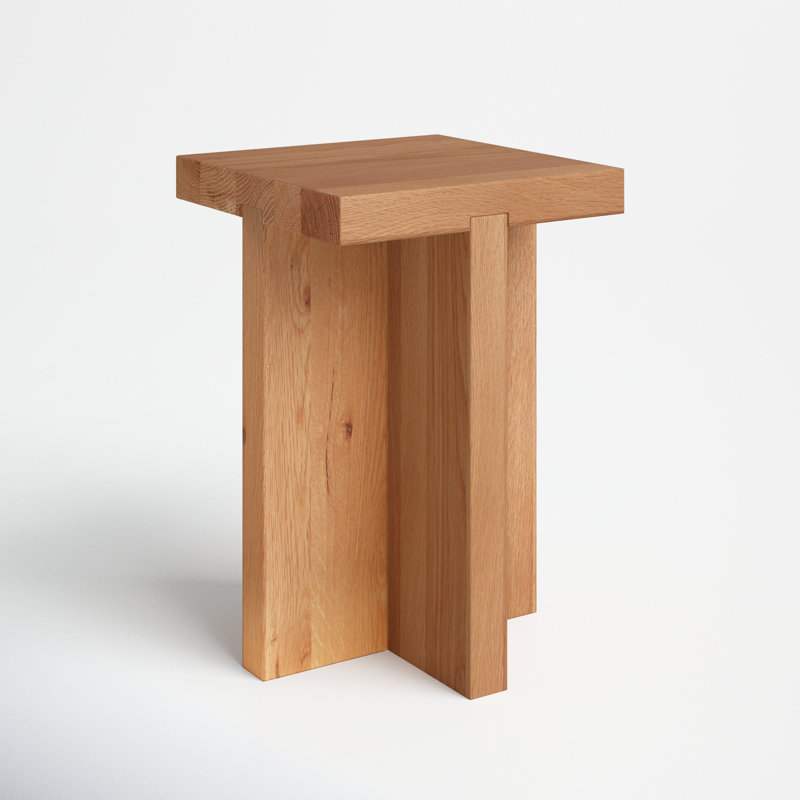 Wytheville Solid Wood End Table, Natural
