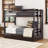 Kerah Extendable Twin-over-Twin/King Bunk Bed with Storage Drawer