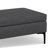 Rebecca 36"W Upholstered Linen-Look Fabric Mid-Century Modern Rectangular Lift-Up Coffee Table Storage Ottoman with Hidden Storage-122747105