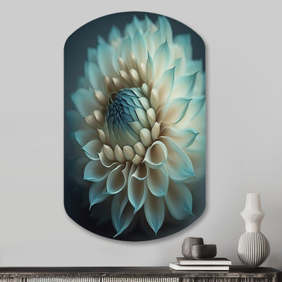 Spahr - Dahlia Cylinder Shape Assymterical Metal Wall Art