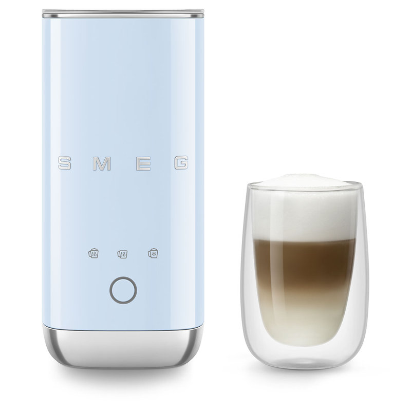 Smeg Milk Frother, Pastel Blue