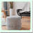 Boho Chic Square Pouf Cover - Stylish Home Decor Ottoman Chair Cover - White - Unstuffed Pouf Slipcover