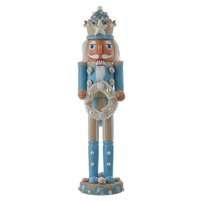 Kurt Adler Wooden Nutcracker Collection, Beach Nutcracker, 15"