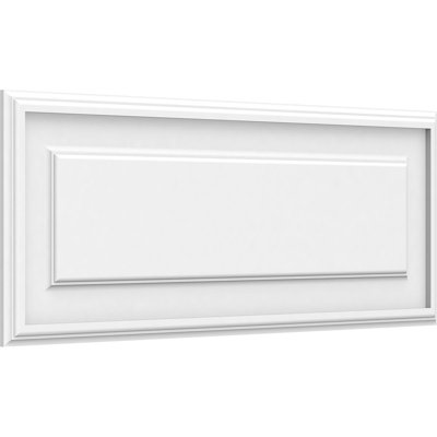 Panneau mural surélevé en PVC blanc Legacy