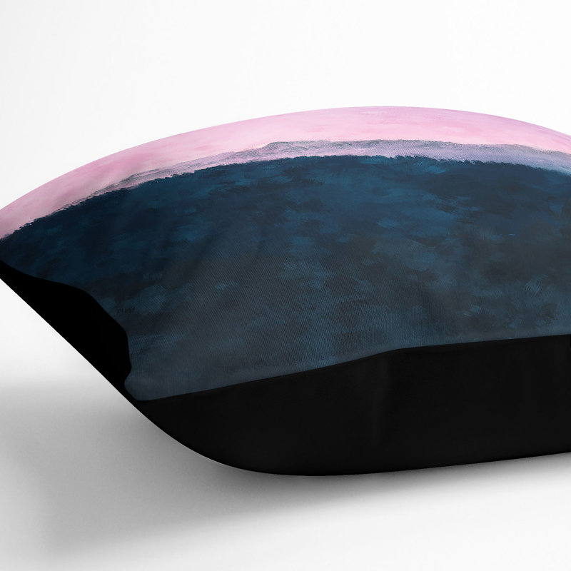 Square Throw Cushion, Black, 55cm H x 55cm W x 20cm D