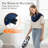 Hothugz Portable Rechargeable Heating Pad - Weighted Cordless Heat Wrap For Neck, Shoulder & Back Pain Relief With 3 Temperature Settings