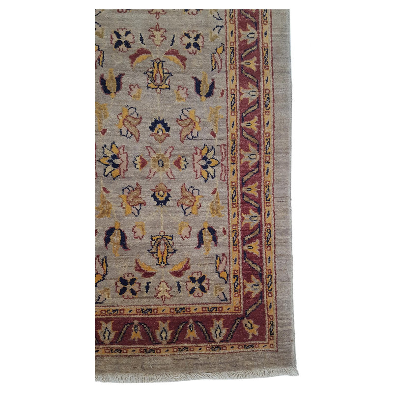 Davey Hand Knotted 3x12 Bone Runner