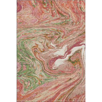 Premium Machine Washable Cossette AMF1061 Abstract Rug