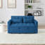 Canapé-lit polyvalent pliable de 54,33 pouces en 3 longueurs, lit escamotable en velours