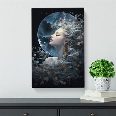 Moon Rococo - Wrapped Canvas