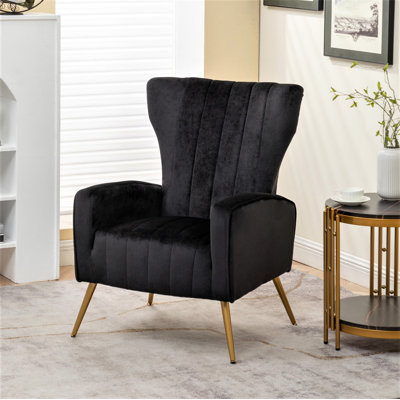 Ceijay Velvet Armchair