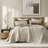 Luxury Linen Bedding Sets, 3-piece Durable Quilt For Home