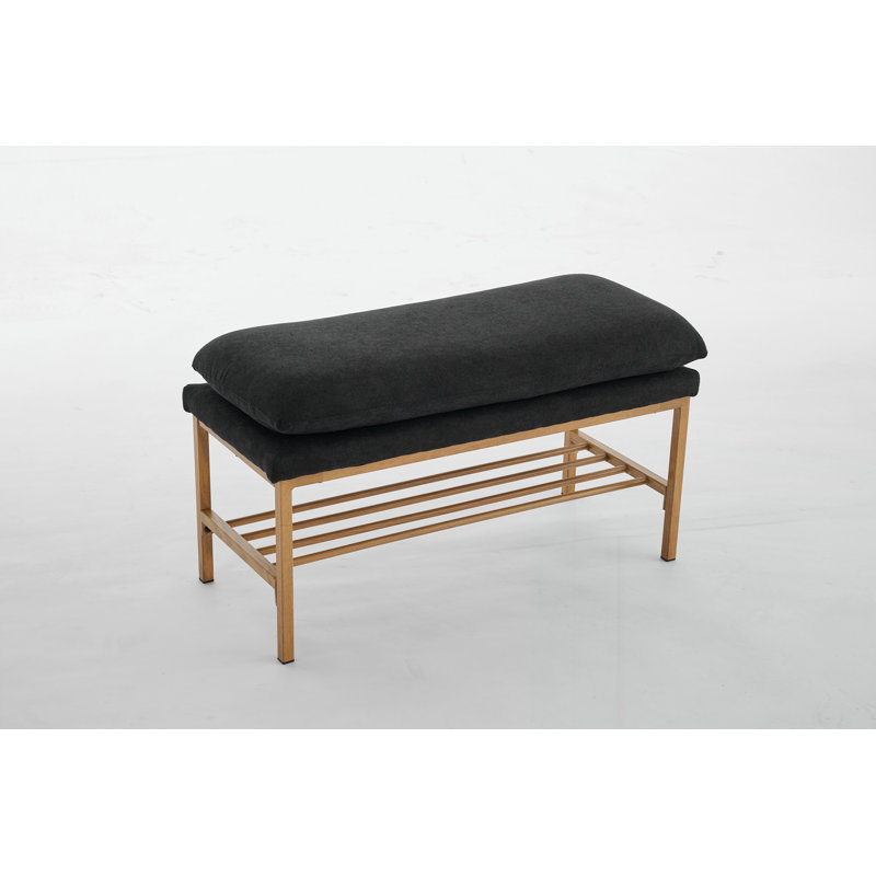 Banc de bout de lit avec tablette