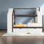 Lits de rangement lit simple en bois, maison pour chambre d'enfant moderne