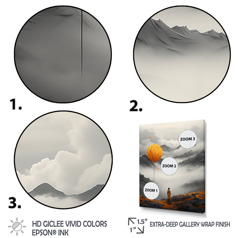 Sky Is The Limit Woman Motivation V - Motivation, art mural, Toile tendue, H 20 po x l 12 po