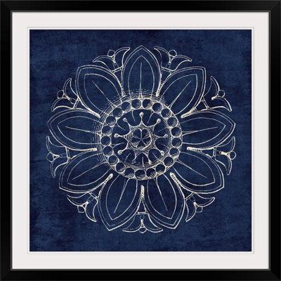« rosette vii », impression en indigo