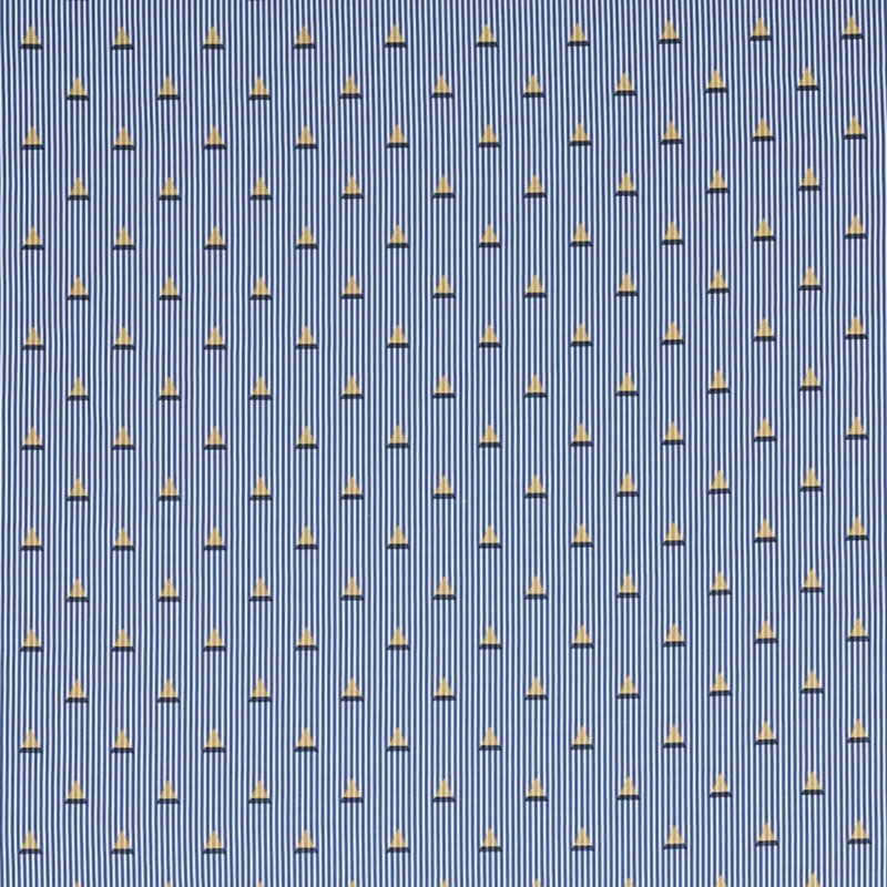 Ludus Stripe Fabric, Blue/ Medium Blue