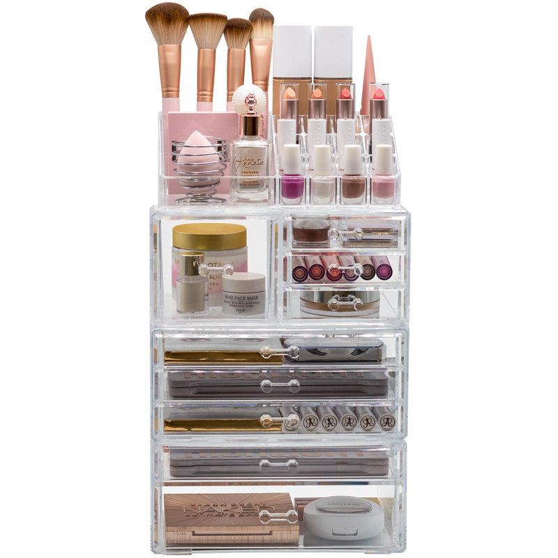 Sorbus Cosmetic Makeup And Jewellery Storage Case Display