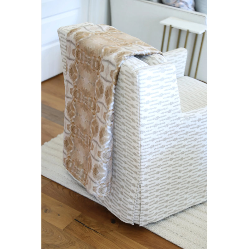 Trees Luxury Throw, Spa Blue