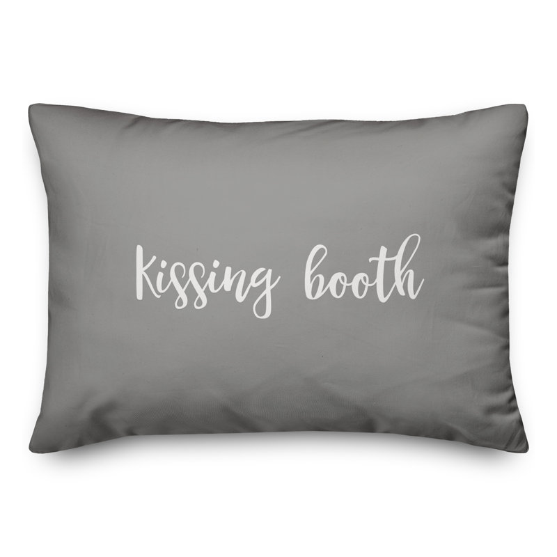  Coussin Kissing Booth, Gris