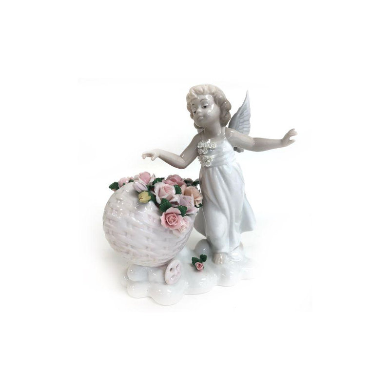 Fille fée avec fleurs Phi