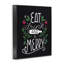 «Eat Drink and Merry Xmas», art de la giclée encadrée par Louise Allen Designs-1568073035-1568073032